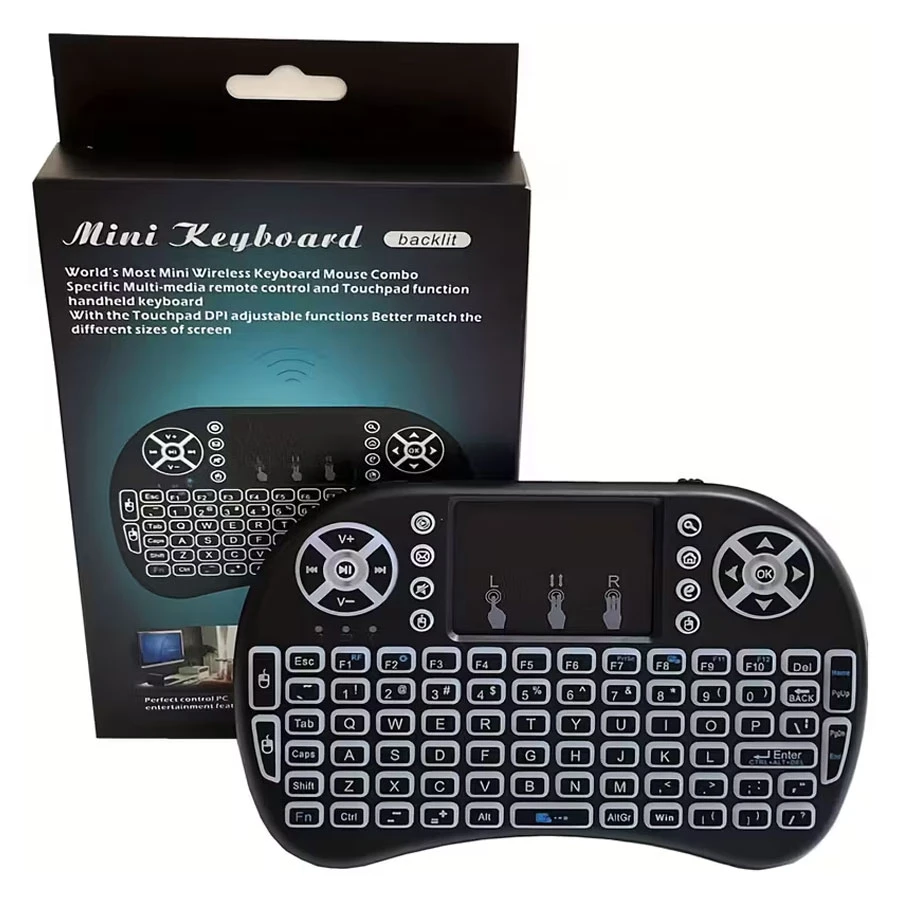 2.4G Mini Wireless Keyboard with Touchpad | Plug & Play | No Bluetooth | Kuwait