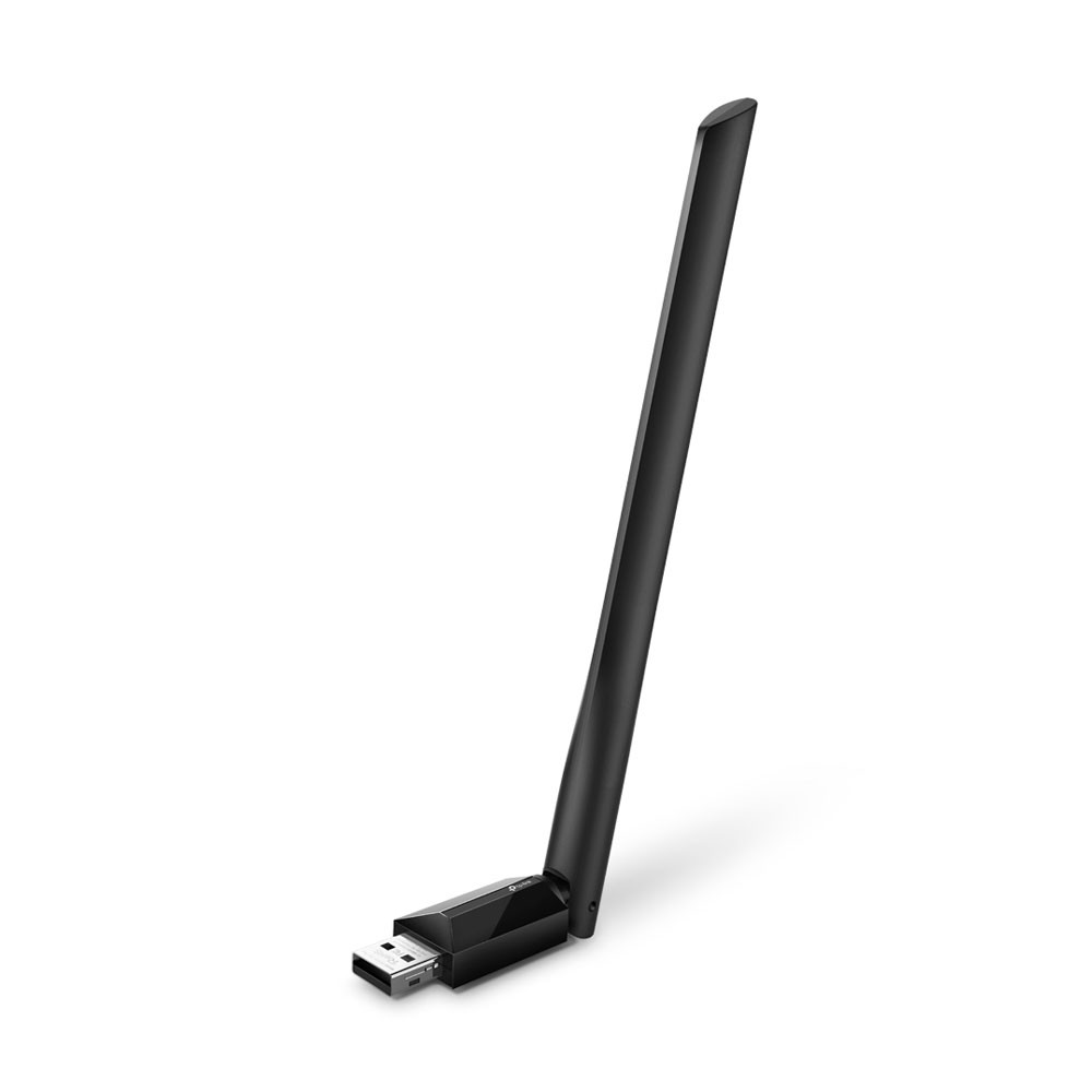 TP-Link Archer T2U Plus AC600 High Gain Wireless Dual Band USB Adapter | 2.4GHz / 5GHz Wi-Fi Dongle | 5dBi Adjustable Antenna