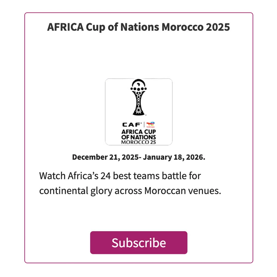 Africa Cup of Nations Morocco 2025 – Add-On | beIN MAX Channels