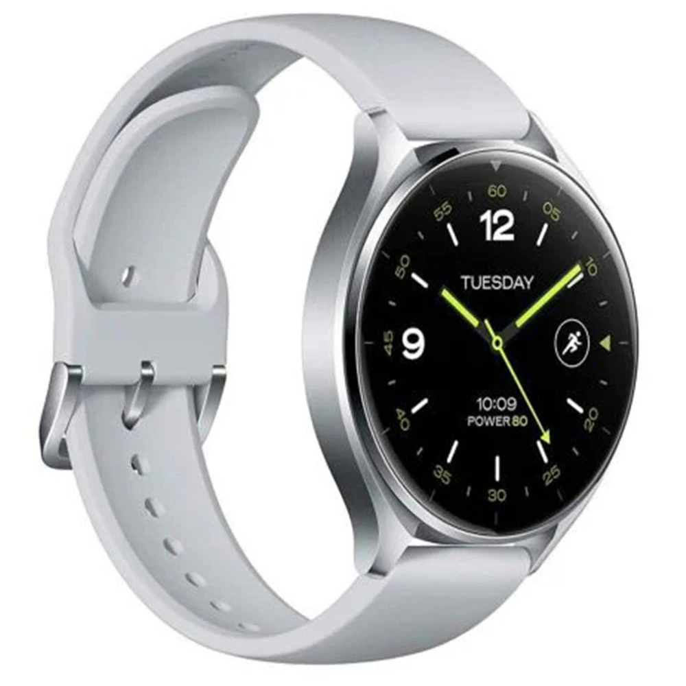Xiaomi Watch 2 Silver Case with Gray TPU Strap