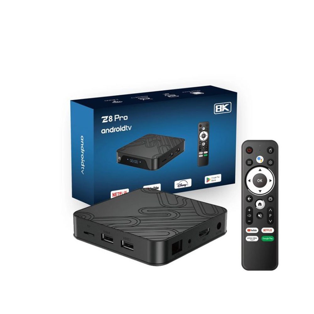 Z8 Pro Android TV Box – 2GB + 16GB / 32GB