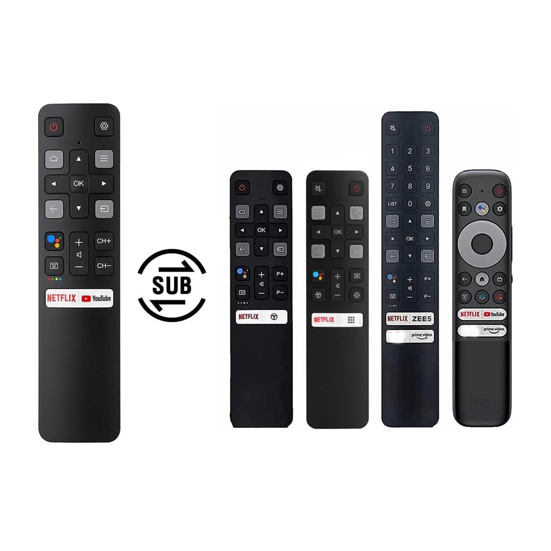 Universal Remote Control for TCL TV – Replacement for Android Smart, LED & LCD TVs
