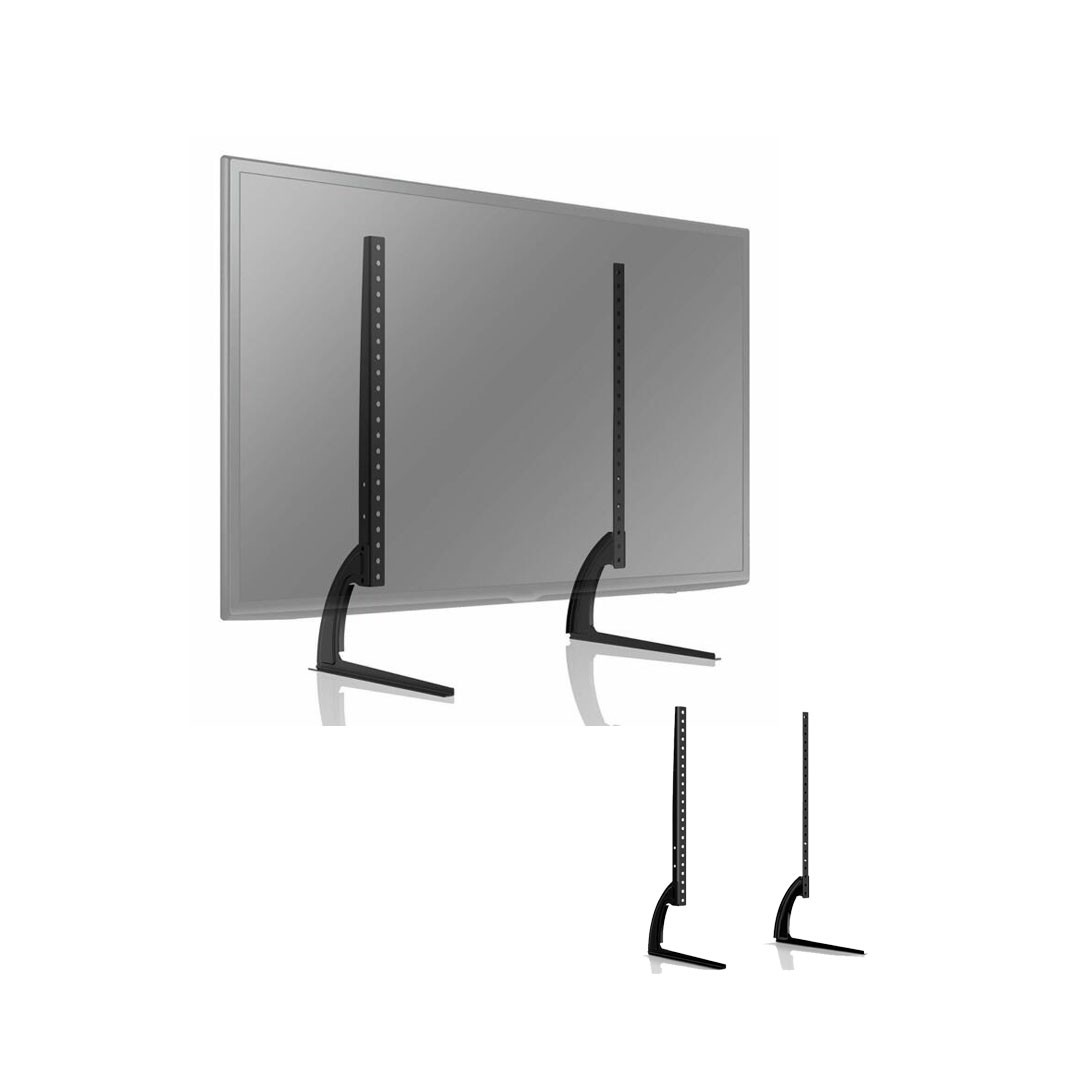 Universal Table TV Stand for 42”–75” TVs – Adjustable Heavy-Duty Base Mount Compatible with LED / LCD / OLED TVs