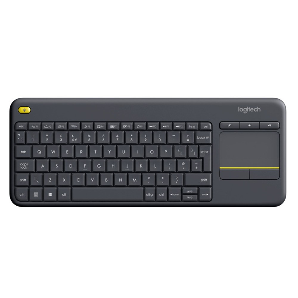 Logitech K400 Plus Wireless Keyboard with Touchpad – Smart TV & PC