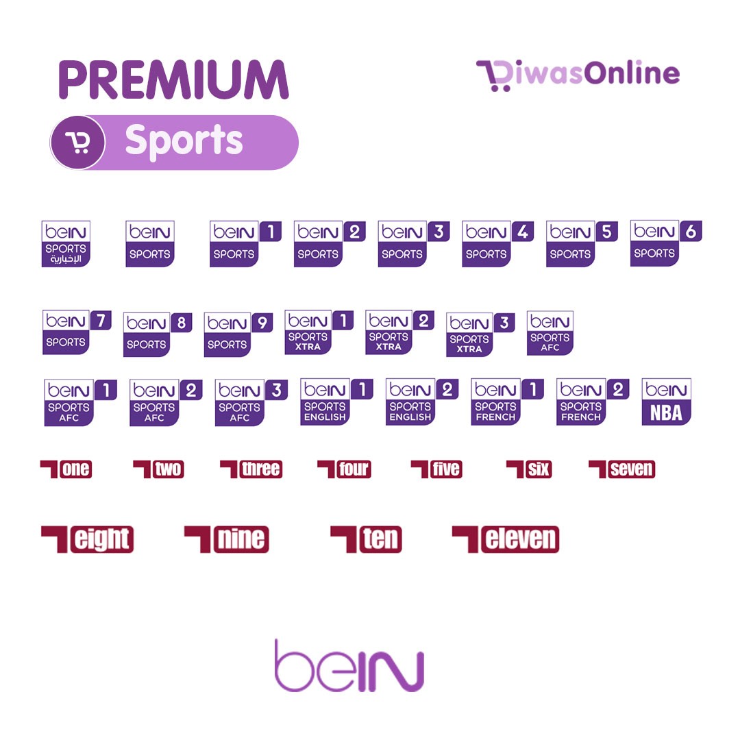 beIN PREMIUM Package – 3 Months New Subscription (beIN PVR Plus / beIN TV HDR / VIP / 4K Media Server Receiver)