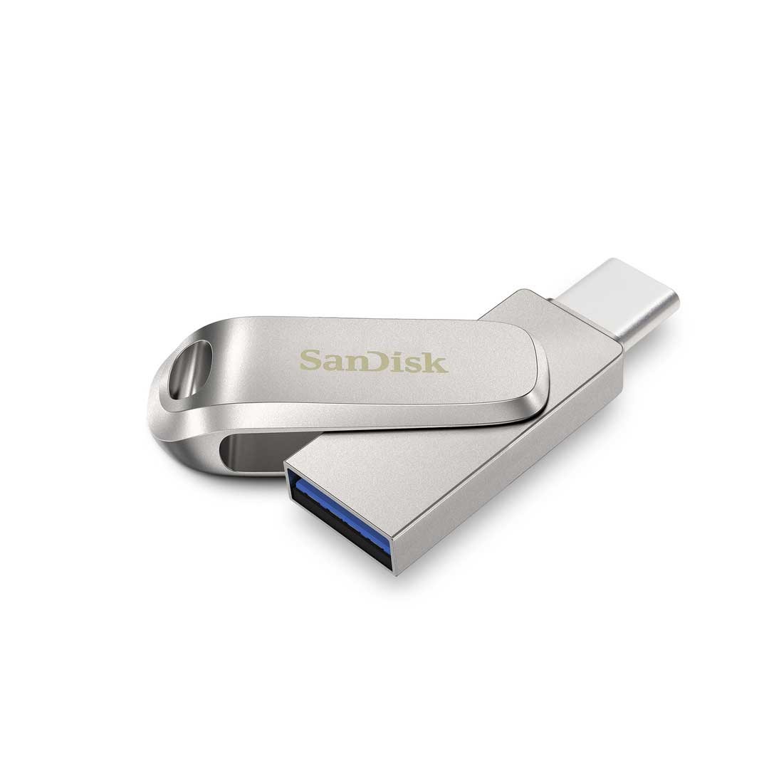 SanDisk Ultra Dual Drive Luxe USB Type-C | Metal 2-in-1 Flash Drive | Type-C & Type-A Connectivity